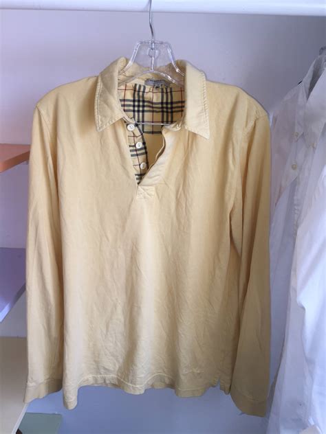 burberry polo shirt long sleeve|vintage burberry long sleeve polo.